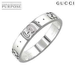 グッチ GUCCI アイコン #15 リング K18 WG ホワイトゴールド 750 指輪 Icon Ring 90251239