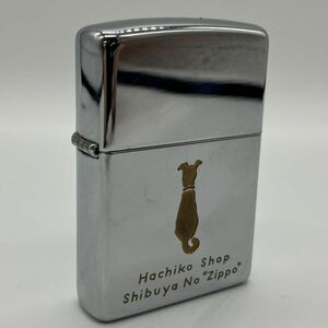 K011-I65-199◎Zippo ジッポ 喫煙具 ハチ公ショップ 犬 Shibuya No Zippo オイルライター 喫煙グッズ 渋谷 シルバー ※火花あり