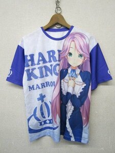 V1954：HaremKingdom Marrou ハーレムキングダム マルー 半袖Tシャツ 半袖シャツ 青系 コミケ アニメ アニメグッズ:35