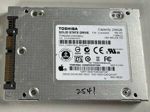 TOSHIBA SSD 256GB【動作確認済み】2541　