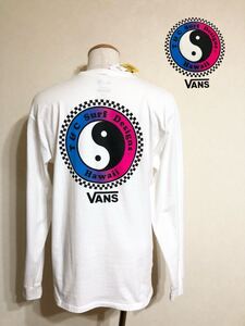 【未使用】 VANS × T&C Surf Designs バンズ タウンアンドカントリー コラボ Tシャツ ロンT スケボー ウェア サイズM 長袖 白