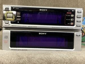 SONY MDX-G77RECとCSX-G44のセット　当時物　CD　MD　プレイヤー　ソニー　電源OK