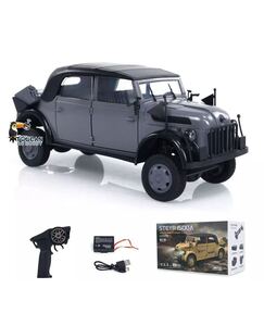 グレー 全合金ボディ ラジコン ドイツ HG4-51pro 1/18スケール サウンド 発煙 RC タミヤ 4WD TRASPED 戦車 シュタイヤー 1500A クローラー