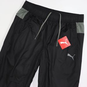 ★プーマ PUMA 新品 メンズ 保温 暖かい 裏トリコット ウーブン ロング パンツ ボトムス 黒 XXLサイズ [520449011N-XXL] 四 零★QWER★