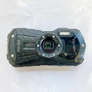 RICOH WG-70 リコー コンパクトデジタルカメラ 防水 防塵 デジカメ ブラック 3y