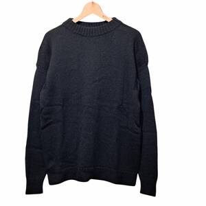 20AW UNIQLO U ユニクロ ユー ルメール ミドルゲージ モックネック セーター ブラック XL 黒 351-432930 ＋J ジルサンダー