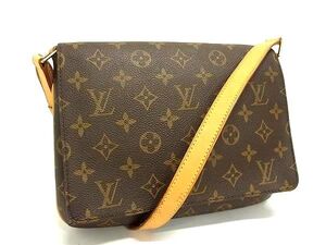 1円 ■極美品■ LOUIS VUITTON ルイヴィトン M51257 モノグラム ミュゼット タンゴ ショート ショルダーバッグ 肩掛け ブラウン系 FL1280