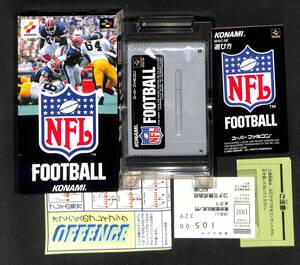 SFC 《スーパーファミコン》【未使用】NFLフットボール(NFL FOOTBALL)」KONAMI