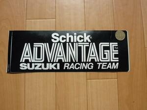 ☆Schick ADVANTAGE SUZUKI RACING TEAM:未使用品(送料無料)