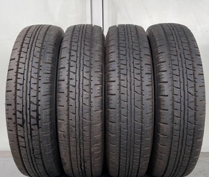 24071105　　【送料無料】　DUNLOP　ENASAVE　145R12　6PR　LT　21年製　4本