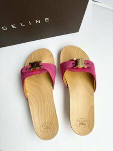 新品 CELINE セリーヌ scholl サンダル 39