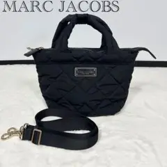 美品❗️MARC JACOBS ミニキルテッド　2way ハンドバッグ　ブラック