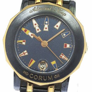 コルム CORUM 39.130.34 V585 アドミラルズカップ ガンブルー クォーツ レディース _782140