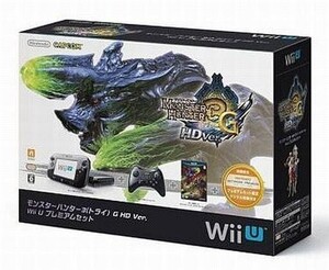 中古WiiUハード WiiU プレミアムセット モンスターハンター3G HDver (状態：ゲームソフト・Gamepadプレイスタンド欠品