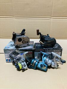 【良品】リール Daiwa SHIMANO ダイワ シマノ釣り具 棚 TANASENSOR GS-60 DEGITANA小船EX3000 箱付 その他まとめ 引退品No.5-024-6