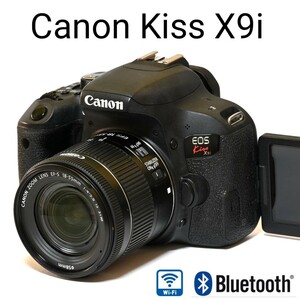 【Canon】Wi-Fi & Bluetooth★Kiss X9iレンズセット