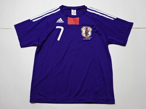 ■1114■日本代表 JFA アディダス ADIDAS 半袖 S ●