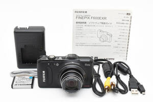  【外観極上美品(^^♪】 FUJIFILMフジフィルム FinePix F600EXR ブラック【1600万画素】　 　1019