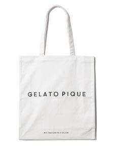 新品未使用　gelato pique ジェラートピケ　ホビートートバッグ　オフホワイト　白　エコバッグ