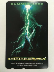 テレホンカード テレカ 50度数 GODZILLA ゴジラ サマー 1998 未使用