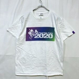 エヴァンゲリオン2020EVANGELION STORE 半袖Tシャツ プリント コットン100% ホワイト サイズM