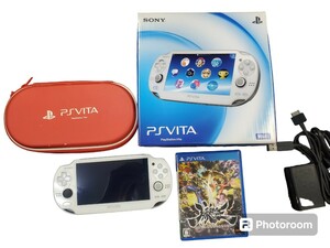 SONY PS VITA PCH-1000 ZA02 本体 wifiモデル 初期化 動作品 ビータ ヴィータ ソフト 朧村正 メモリースティックおまけ★ara-10