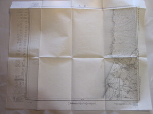 古地図　村上　５万分の1地形図◆昭和３０年◆新潟県