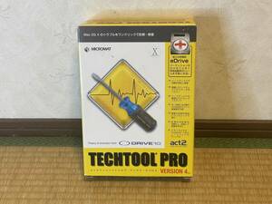 ★ TECHTOOL PRO ４ ★ メンテナンスソフトウェア・テックツールプロ４ VERSION4 ( 中古・ジャンク品 ) ★