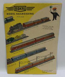 鉄道模型カタログ　ROKAL　１２ｍｍゲージ　発行年不明