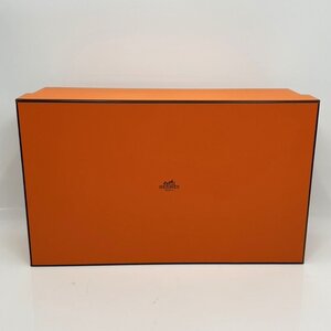 [9356-003M] エルメス 　空箱 　約横35.5× 縦21.5× 高さ12.5cm　【中古】 Hermes オレンジ箱 化粧箱　靴箱