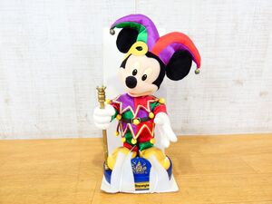 (MM-3)◇東京ディズニーランド 15YEARS 15周年 ミッキーマウス ピエロ ピエロミッキー 人形 オルゴール付き TDL ＠80(10)