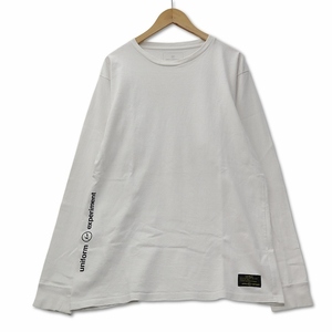 ユニフォームエクスペリメント uniform experiment UE-190021 UEN LONG SLEEVE TEE クルーネック 長袖 ロゴプリント カットソー Tシャツ 4