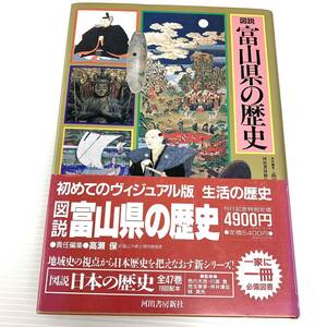 図説　富山県の歴史　河出書房新社　1993年発行　初版　帯付き　郷土史　202408-13