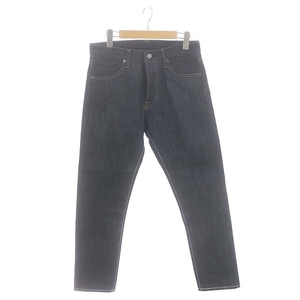 未使用品 ビーハイブ ジーンズ BEEHIVE JEANS リジットデニムパンツ ジーンズ ボタンフライ 28 S 紺 ネイビー /AT ■OS レディース