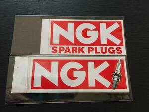 旧車 カスタム 昭和 ヴィンテージ NGK SPARK PLUGS プラグ ステッカー シール 車 バイク