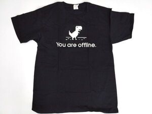 you are offline Tシャツ M ブラック 面白 mozilla firefox DM便発送