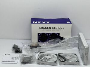 NZXT PCパーツ 水冷CPUクーラー KRAKEN X63 RGB 未チェック 現状品 au036