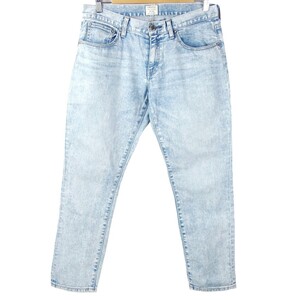 ■23区 DENIM / BOY-FIT / MID-RISE / レディース / オンワード樫山 / インディゴ ウォッシュ加工 / ストレッチ デニムパンツ size 38