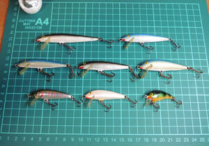 ■オールドルアー RAPALA ラパラ 8個セット■