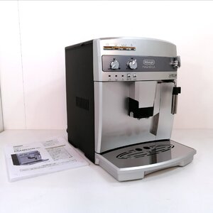 動作確認済 DeLonghi■全自動エスプレッソマシン ESAM03110S デロンギ マグニフィカ オフィス トールグラス レギュラーコーヒー 家庭用