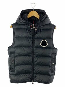 MONCLER◆VANOISE GILET/ダウンベスト/1/ナイロン/BLK