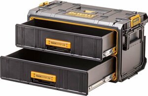 DEWALT デウォルト DWST83529-1 タフシステム2.0 2段チェスト 品番：DWST83529-1 ツールボックス ツールBOX 道具箱 収納 ケース 電工 電設