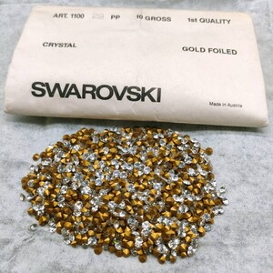 ☆ほぼ未使用 SWAROVSKI スワロフスキー ヴィンテージ ルース 1100 28PP 10gross Crystal クリスタル 裸石 グルーデコ R-262