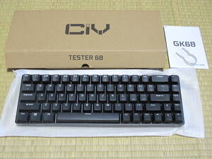 CIY Tester 68 キーボード US配列 青軸 ホットスワップ対応