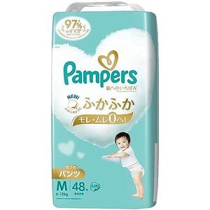 【パンツ Mたっちサイズ】パンパース オムツ 肌へのいちばん (6~12kg) 48枚