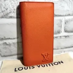 美品 ルイヴィトン 長財布 トリヨン LV アエログラム ポルトフォイユブラザ