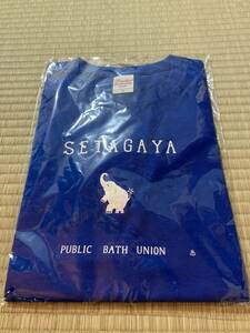 世田谷浴場組合 SETAGAYA PUBLIC BATH UNION Tシャツ 色、サイズ選択可 青 黒