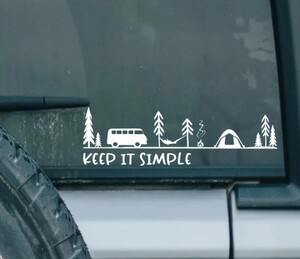 keep it simple ステッカー