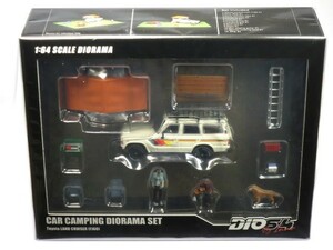 1/64 トヨタ ランドクルーザー FJ60 オートキャンプ ジオラマ (フィギュア付属) (DIO64-002)