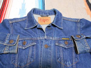 １９７０年代製 BOBSON ボブソン 天然藍染めジージャン ビンテージ デニムジャケットWOODSTOCK HIPPIE VINTAGE ANTIQUES JEANS